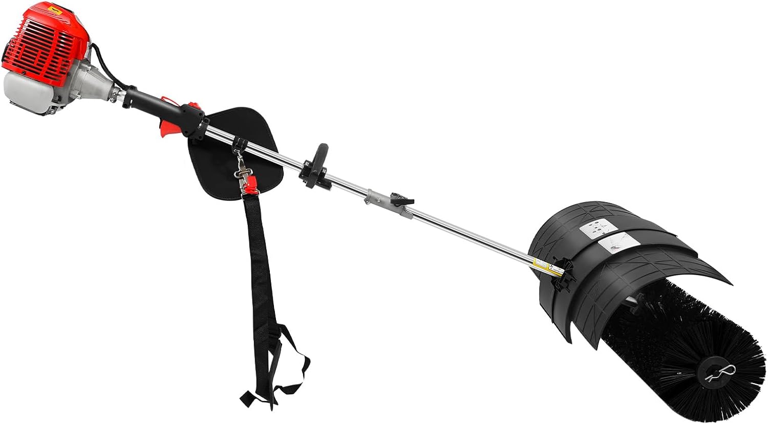 Outdoor Power Broom - 52CC 2-Takt Benzin-Handkehrmaschine für den Außenbereich,