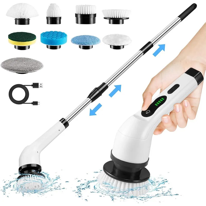 Outdoor Power Broom - Multifunktionale Haushaltsreinigungsbürste für Küche, Bad und