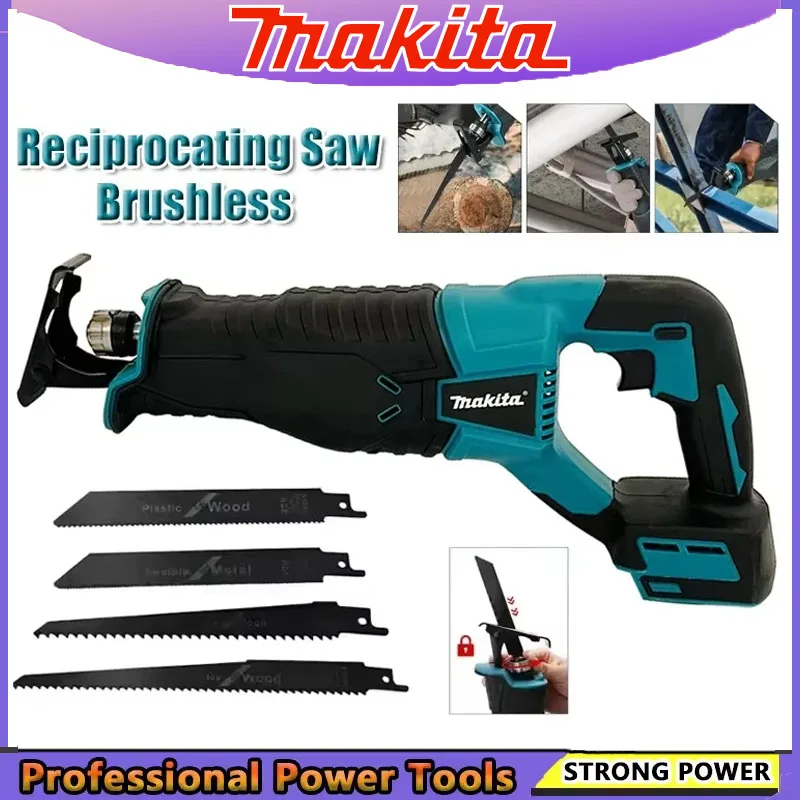 Pole Saw Cordless - Bürstenlose Makita-Säbelsäge, Säbelsäge, tragbare Akku-Elektrowerkzeuge mit