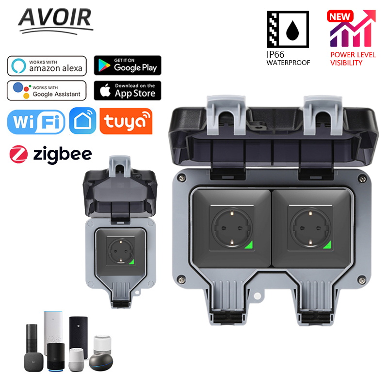 Outdoor Power Outlet Not Working - Avoir Tuya Zigbee Steckdosen IP66 Wasserdichte