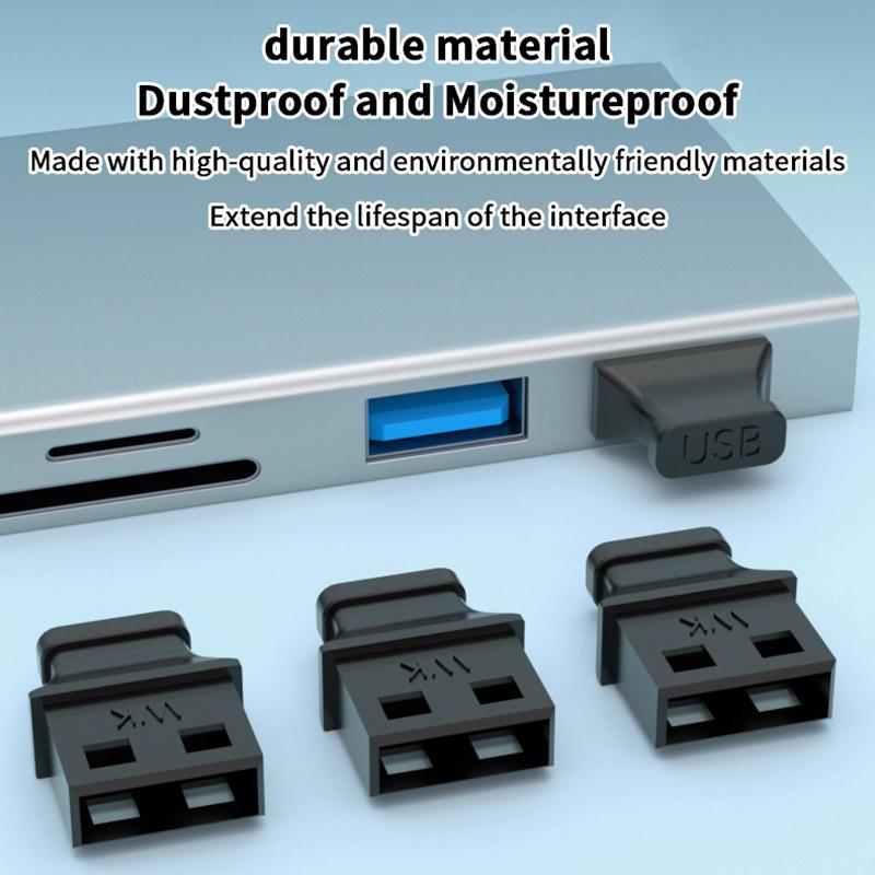 Outdoor Power Plug In - USB-Anschlussabdeckung mit Griff, unbenutzte Schnittstellen-Staubschutzkappe für