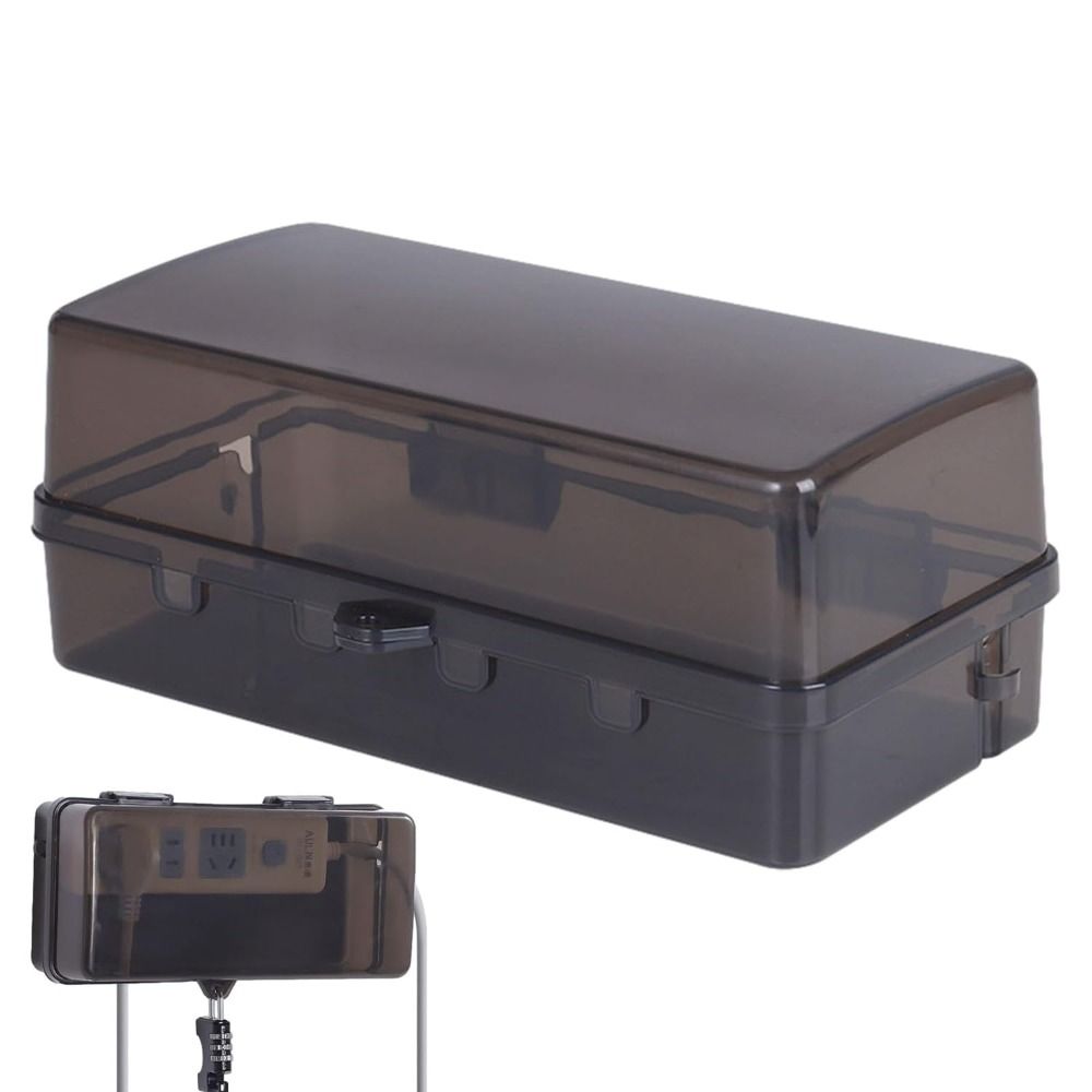 Outdoor Power Plug - Robuste Kunststoff-Steckerbox, Diebstahlschutz, wetterfeste Kabelmanagementbox, schützt
