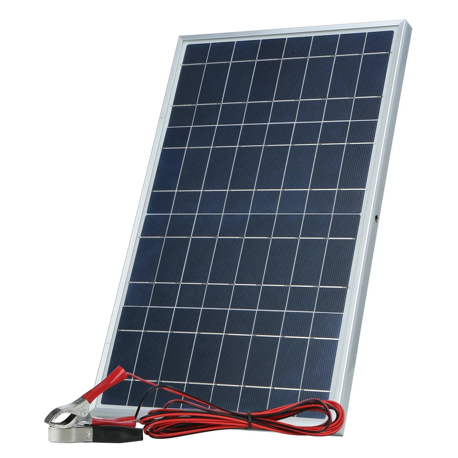 Outdoor Power Kit - 35-W-Solarpanel-Kit, kompletter 12 V polykristalliner Solarenergie,