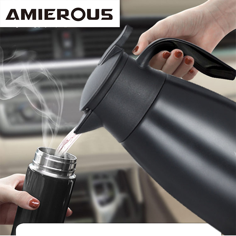 Outdoor Power Plug In - Arier Tragbarer Auto-Wasserkocher 800ML mit Griff,