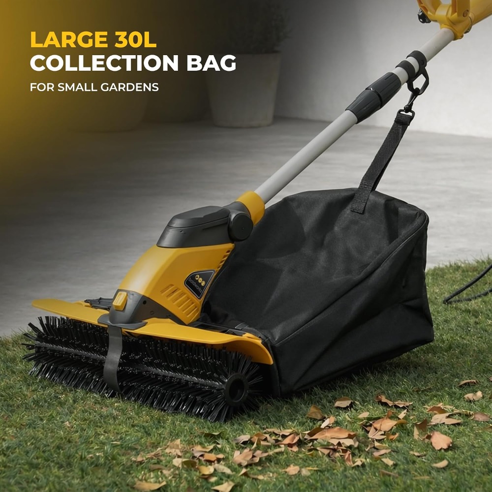 Outdoor Power Broom - Bestseller Elektrischer Kehrbesen Kunstrasen-Reinigungsmaschine Outdoor-Grasreiniger mit