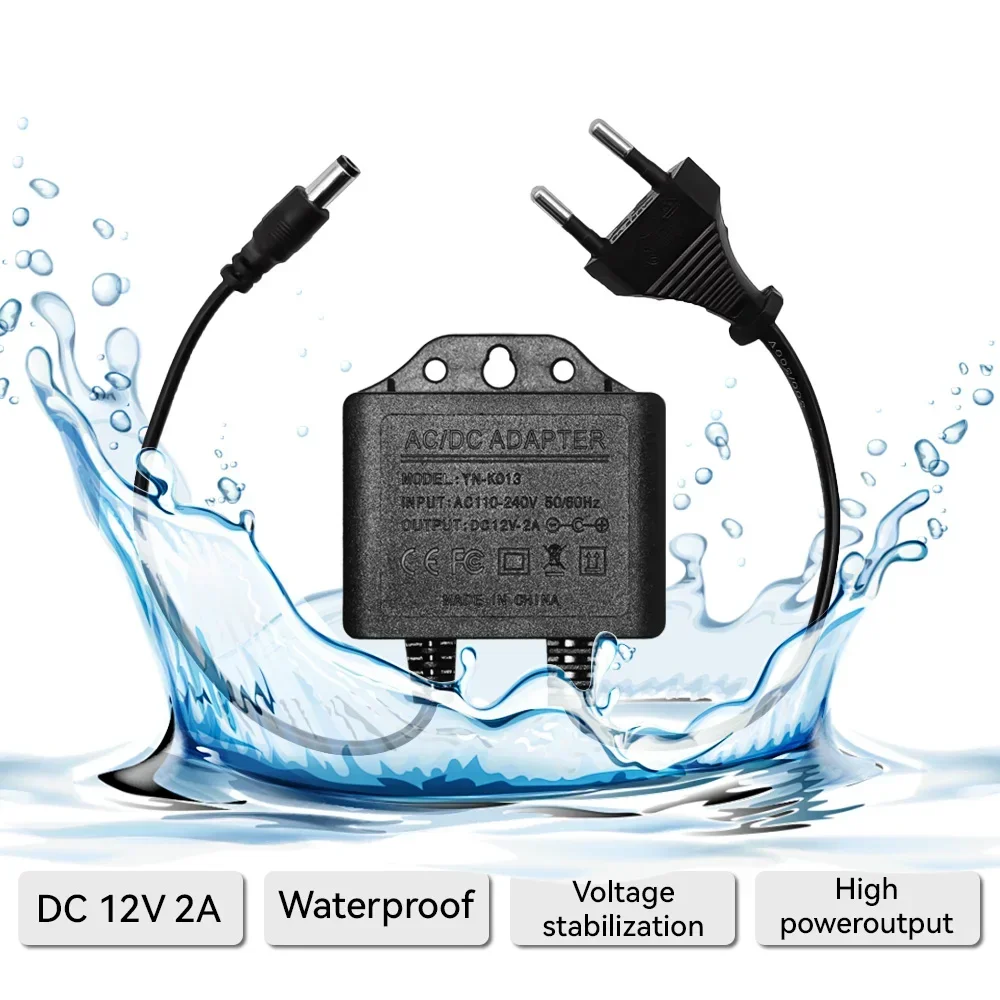 Netzteil DC12V 2A Wasserdicht  – Outdoor Power Plug In Bewertung und Preis