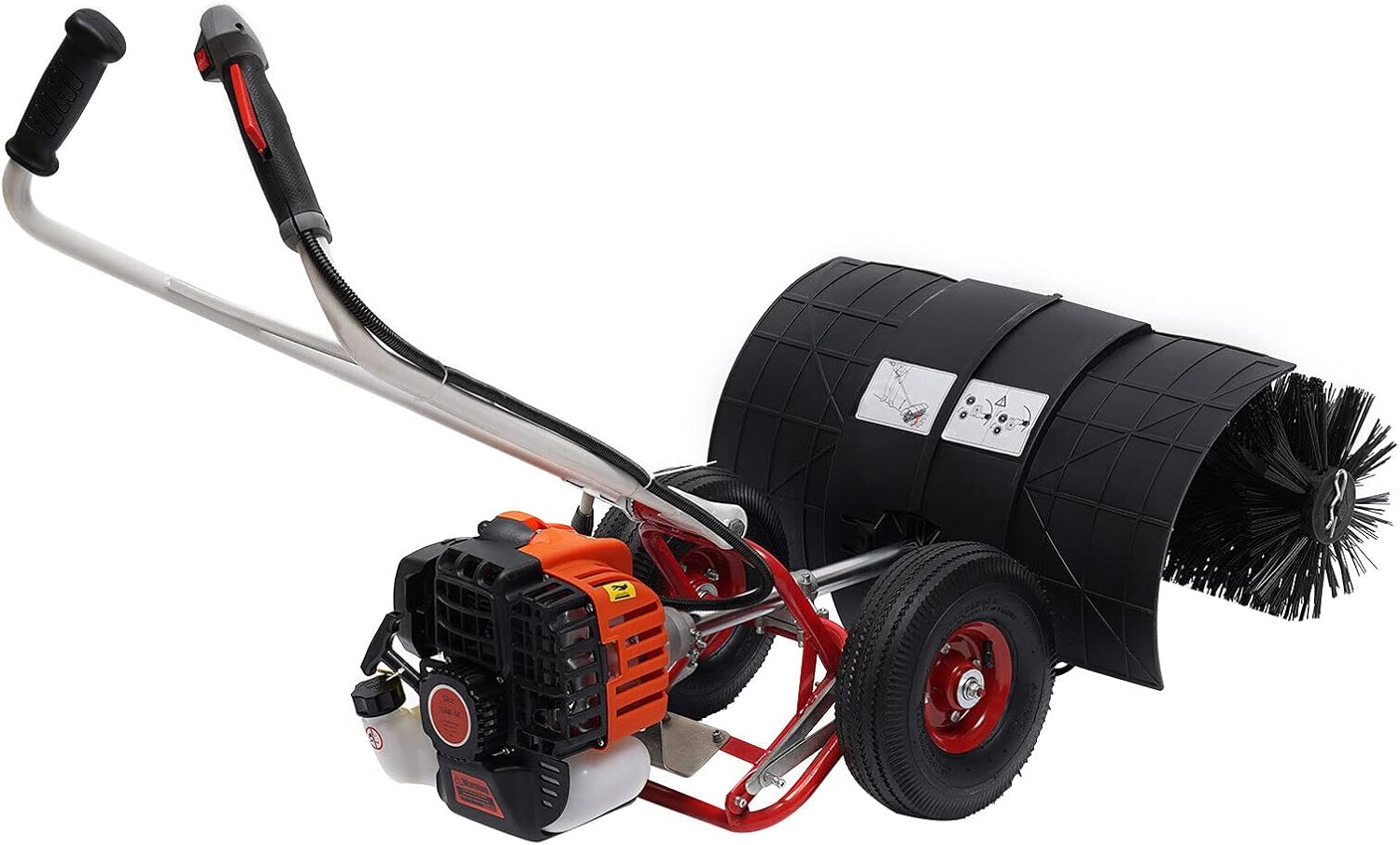 Grasbürsten-Kehrmaschine, 2-Ta – Outdoor Power Broom Bewertung und Preis