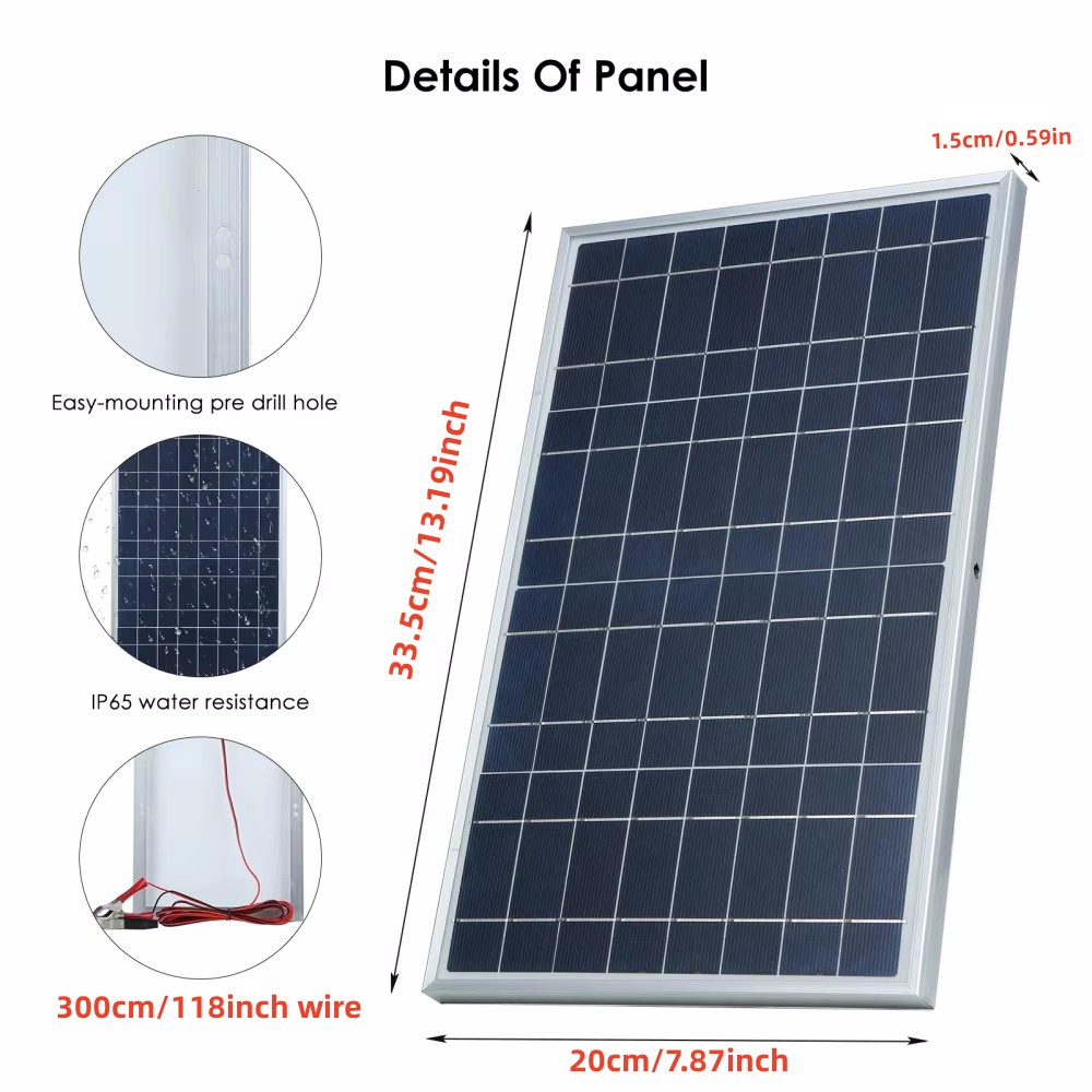 35-W-Solarpanel-Kit, komplette – Outdoor Power Kit Bewertung und Preis