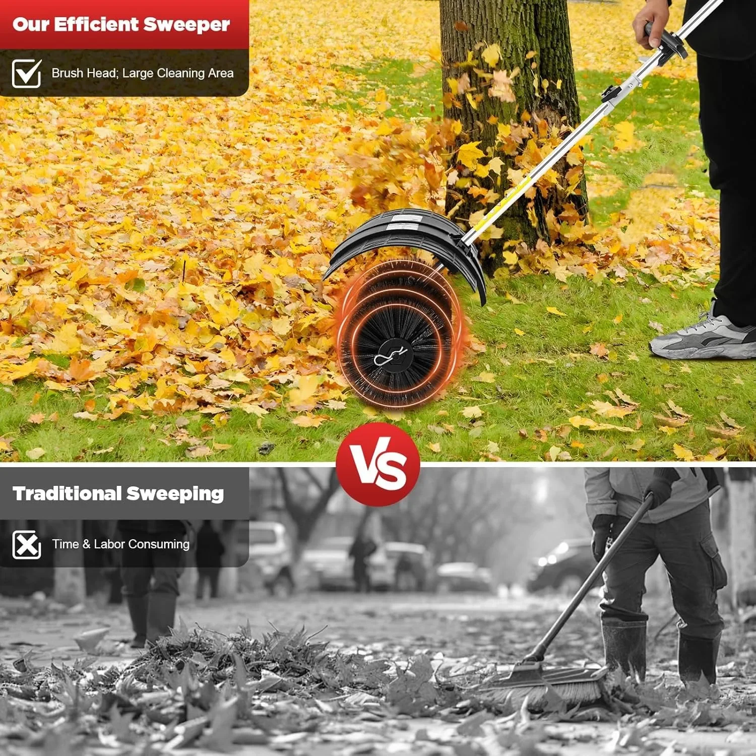 CNCEST 52CC 2,3 PS Kehrbesen,  – Outdoor Power Broom Bewertung und Preis
