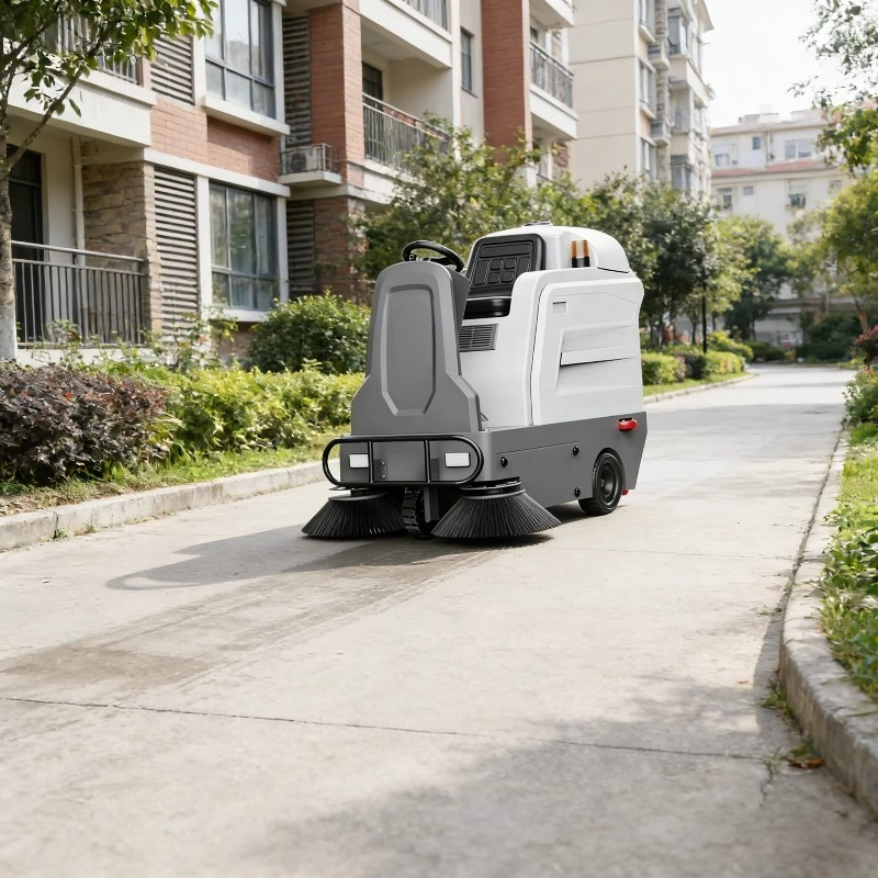 Elektrische Aufsitz-Straßenkeh – Outdoor Power Broom Bewertung und Preis